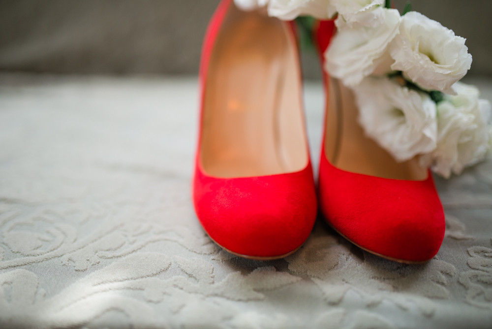Red Christian Louboutin Pumps photo