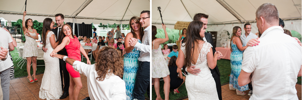 Jessica + Jeremy - Backyard Moorestown NJ Wedding Reception - Alison Dunn Photography-29