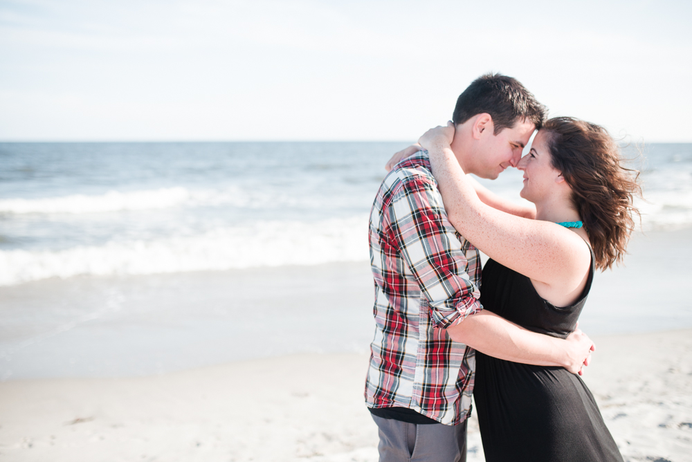 10 - Sara + Matt - Ocean City New Jersey Boardwalk Engagement Session - Ocean City Wedding Photographer - Alison Dunn Photography photo