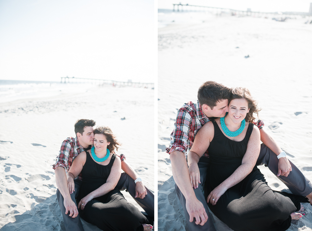 11 - Sara + Matt - Ocean City New Jersey Boardwalk Engagement Session - Ocean City Wedding Photographer - Alison Dunn Photography photo