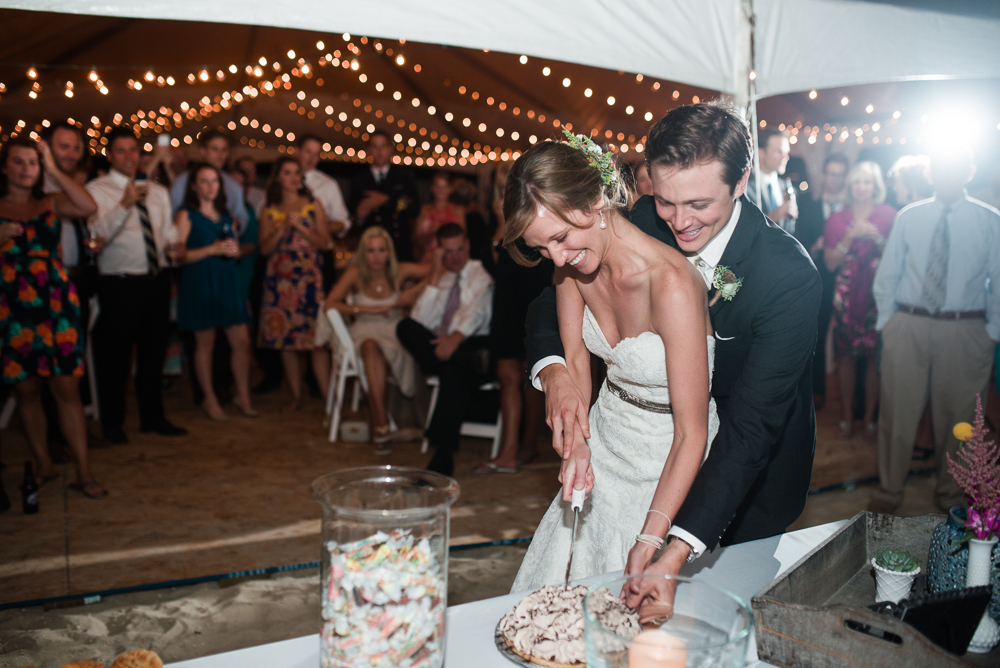 114 - Sara + Josh - Brigantine NJ Jersey Shore Backyard Wedding - Alison Dunn Photography photo