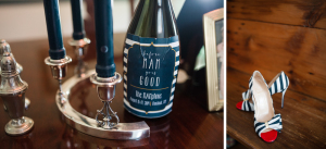 Christian Louboutin Just Soon Pump Navy White Stripe photo