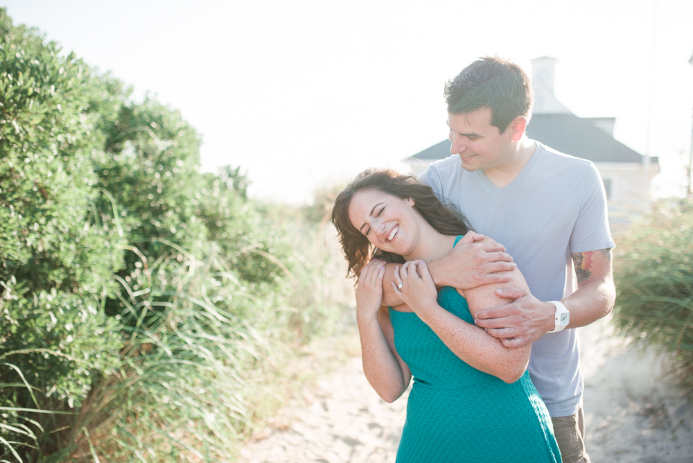 23 - Sara + Matt - Ocean City New Jersey Boardwalk Engagement Session - Ocean City Wedding Photographer - Alison Dunn Photography photo