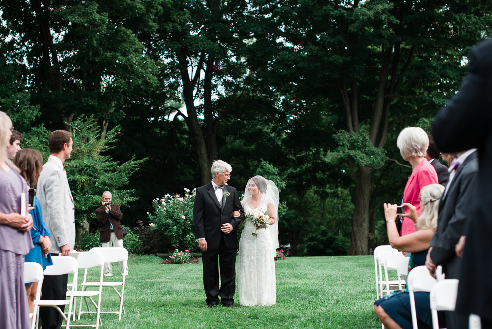 Merion Tribute House Wedding Ceremony photo