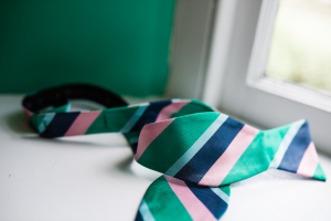 Blue Green Pink Bowtie photo