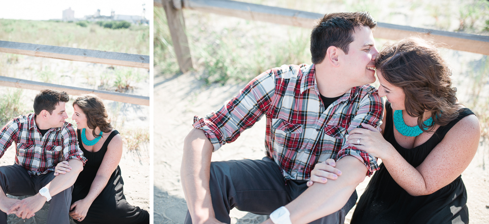 4 - Sara + Matt - Ocean City New Jersey Boardwalk Engagement Session - Ocean City Wedding Photographer - Alison Dunn Photography photo