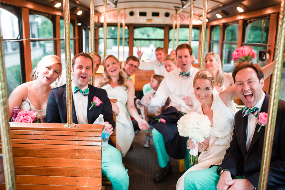 Philadelphia Trolley Works Wedding photo
