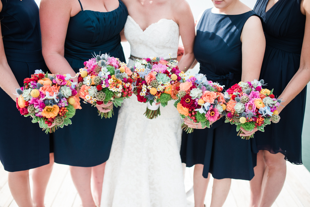 Megan Gronski Florist - Fall Wedding Bouquet photo