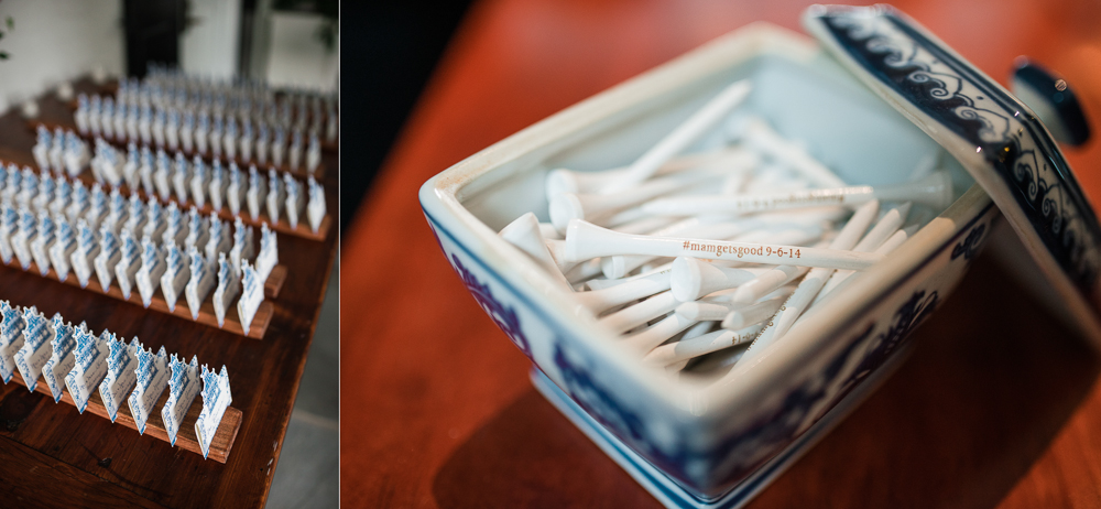 Custom Golf Tees - Wedding Favor photo