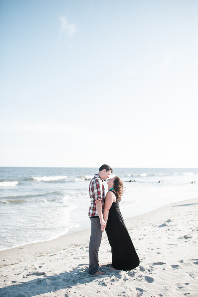 Sara + Matt - Ocean City New Jersey Boardwalk Engagement Session - Ocean City Wedding Photographer - Alison Dunn Photography photo