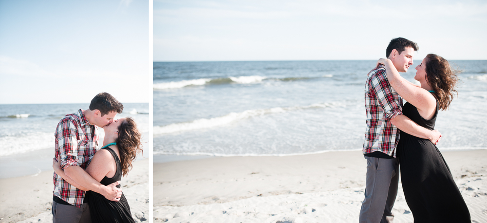 8 - Sara + Matt - Ocean City New Jersey Boardwalk Engagement Session - Ocean City Wedding Photographer - Alison Dunn Photography photo