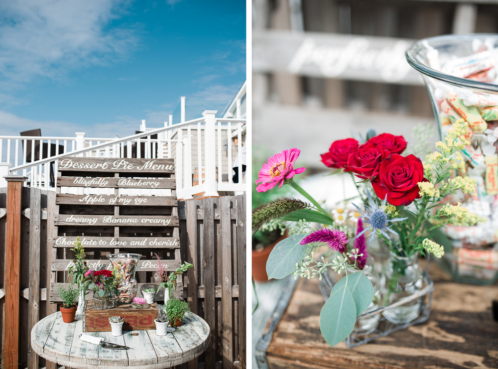 94 - Sara + Josh - Brigantine NJ Jersey Shore Backyard Wedding - Alison Dunn Photography photo