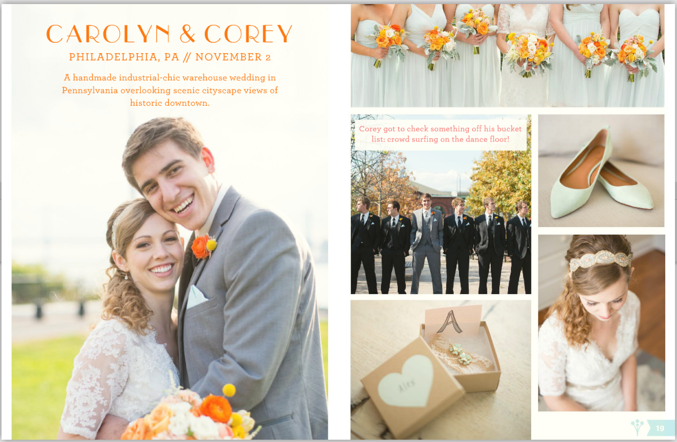 WeddingWire FallBook 2014 - Alison Dunn Photography Feature - Philadelphia Wedding photo