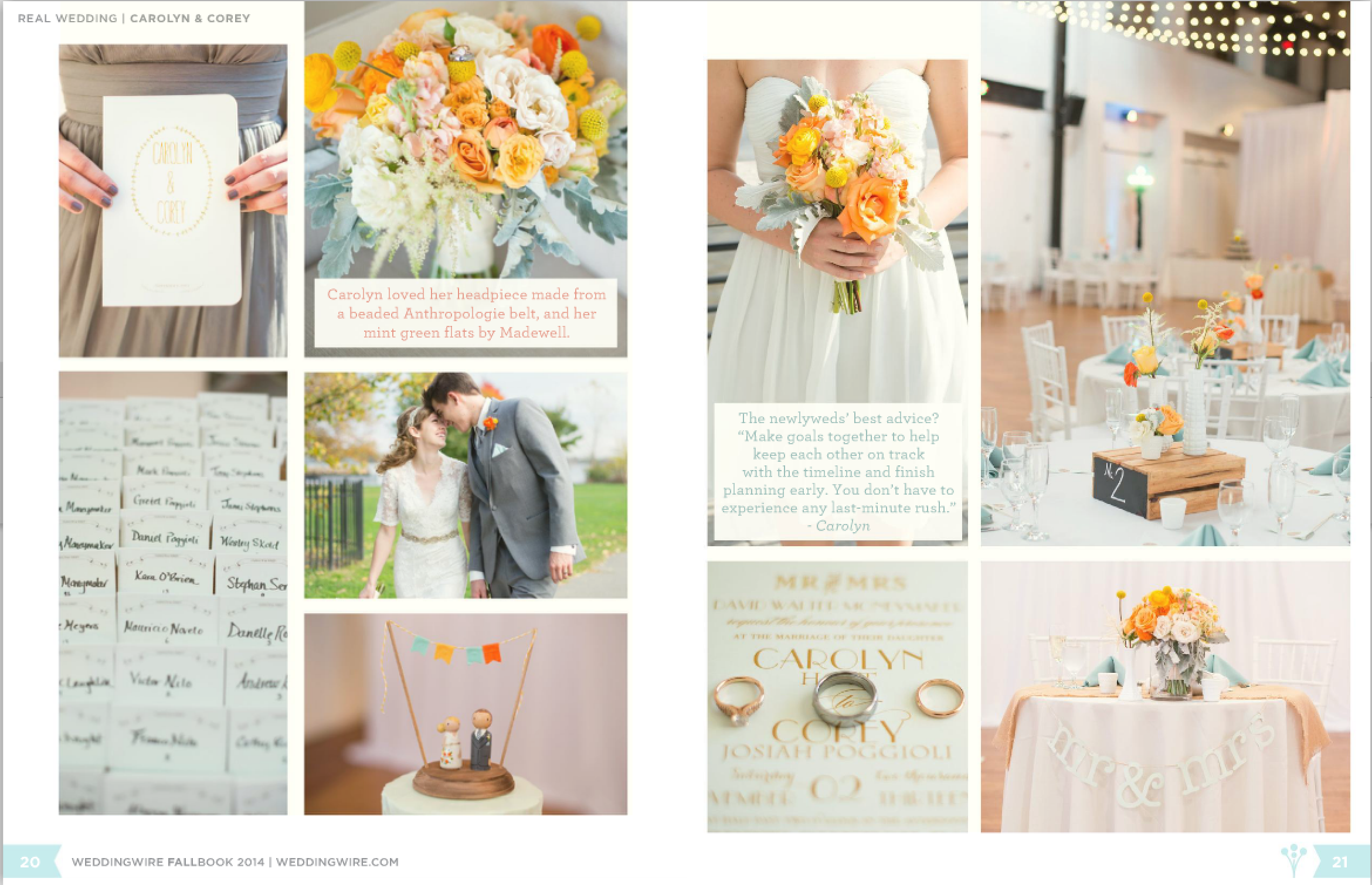 WeddingWire FallBook 2014 - Alison Dunn Photography Feature - Philadelphia Wedding photo