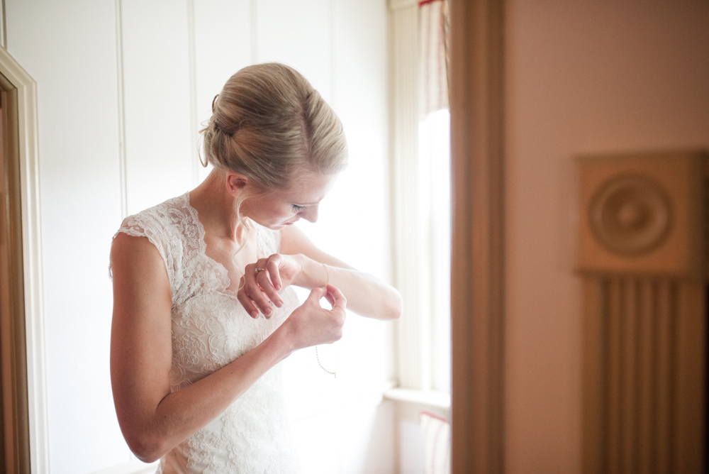 10 - David's Bridal Cap Sleeve Lace Wedding Dress photo