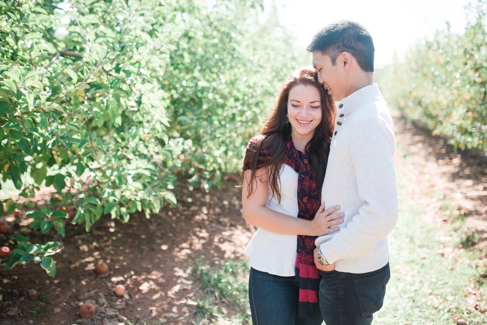 Elisabeth + Aaron - Homestead Farm Apple Picking - Poolesville MD Engagement Session - Alison Dunn Photography photo