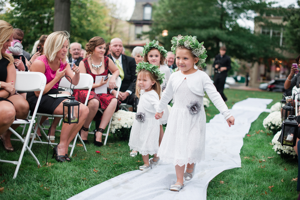 Flower Girls with Flower Crowns photo
