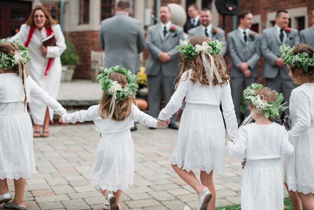 Flower Girls with Flower Crowns photo