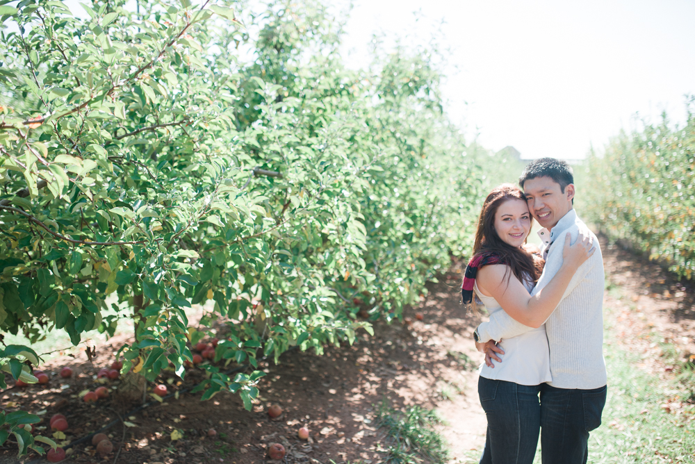 Elisabeth + Aaron - Homestead Farm Apple Picking - Poolesville MD Engagement Session - Alison Dunn Photography photo