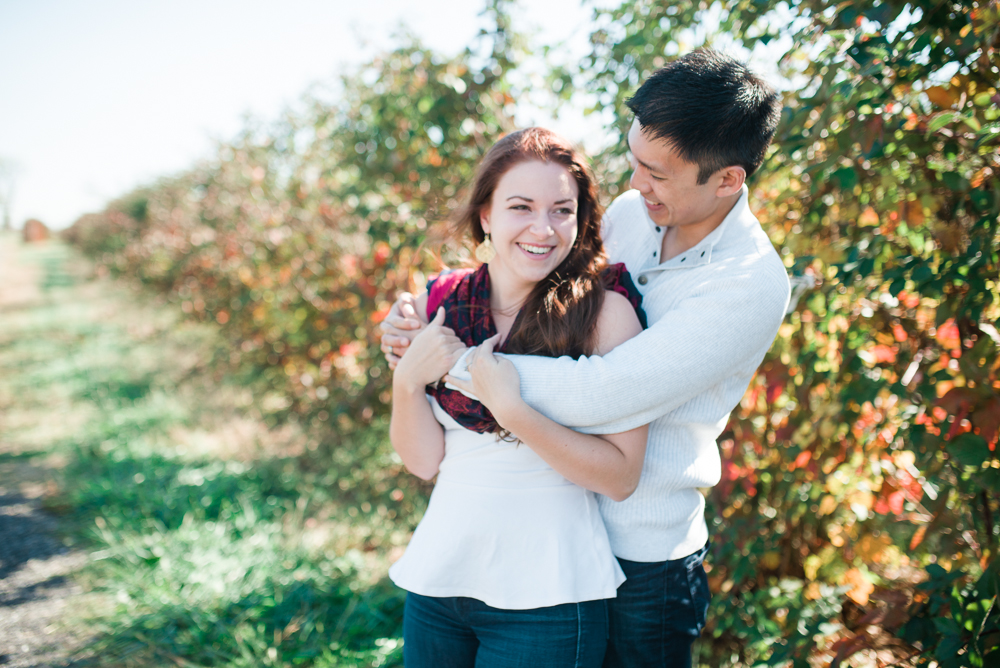 Elisabeth + Aaron - Homestead Farm Apple Picking - Poolesville MD Engagement Session - Alison Dunn Photography photo