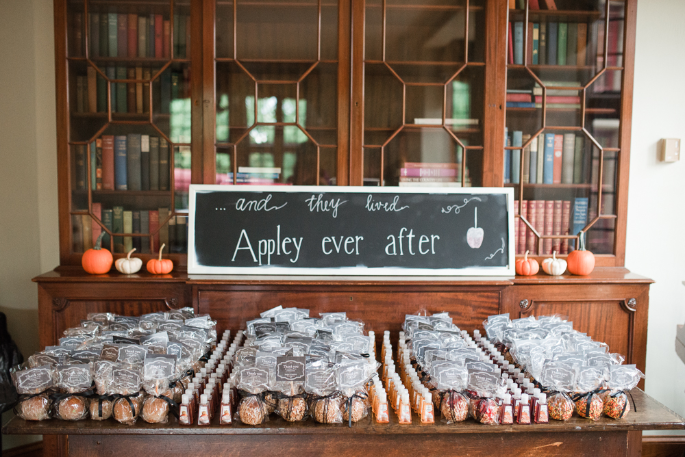 Caramel Apple Wedding Favors photo