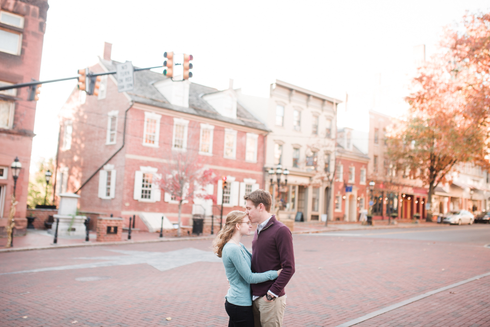 Kristen + Josh - Downtown Bethlehem PA Engagement Session - Alison Dunn Photography