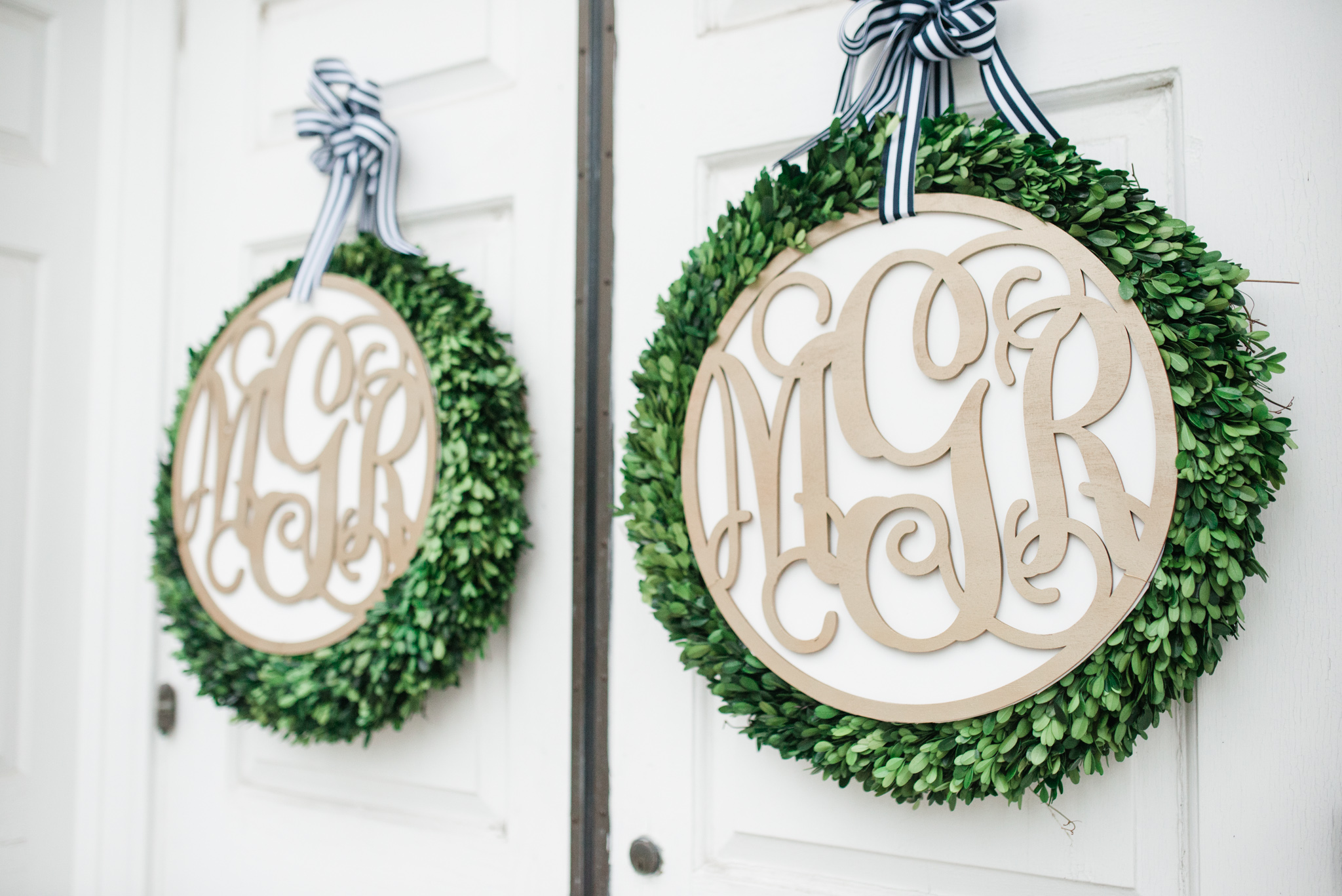 1 -Monogrammed Wreath photo
