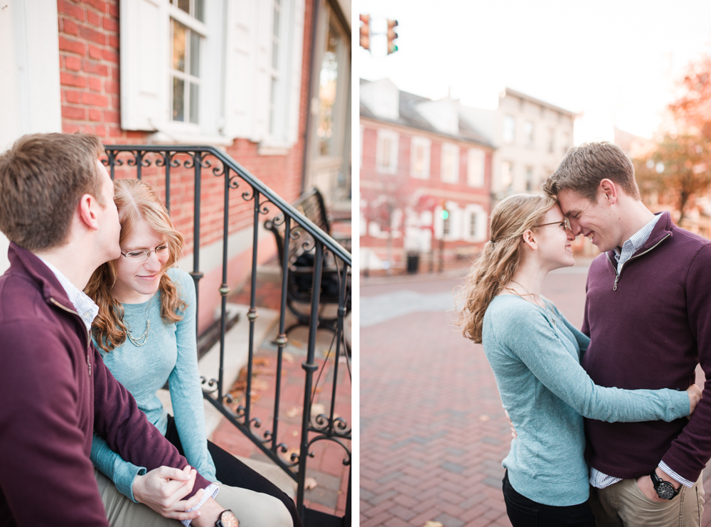 Kristen + Josh - Downtown Bethlehem PA Engagement Session - Alison Dunn Photography