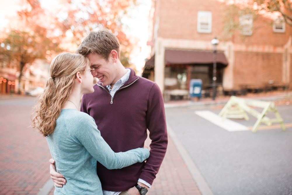 Kristen + Josh - Downtown Bethlehem PA Engagement Session - Alison Dunn Photography