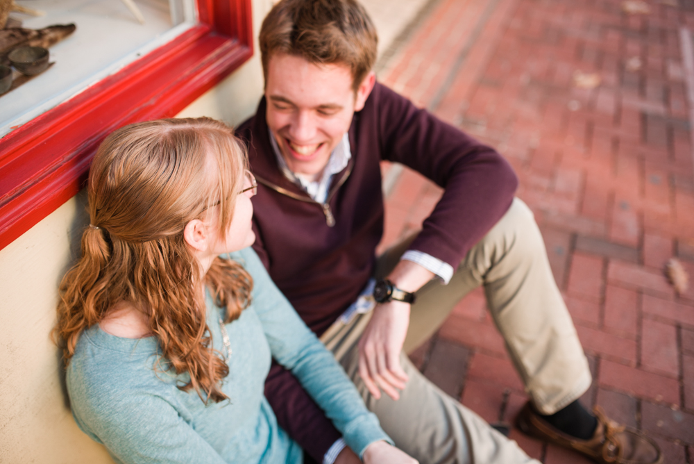 4 - Kristen + Josh - Downtown Bethlehem PA Engagement Session - Alison Dunn Photography