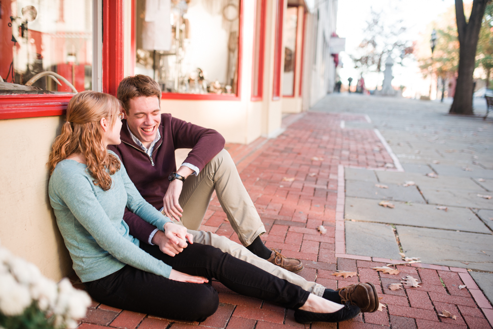 Kristen + Josh - Downtown Bethlehem PA Engagement Session - Alison Dunn Photography