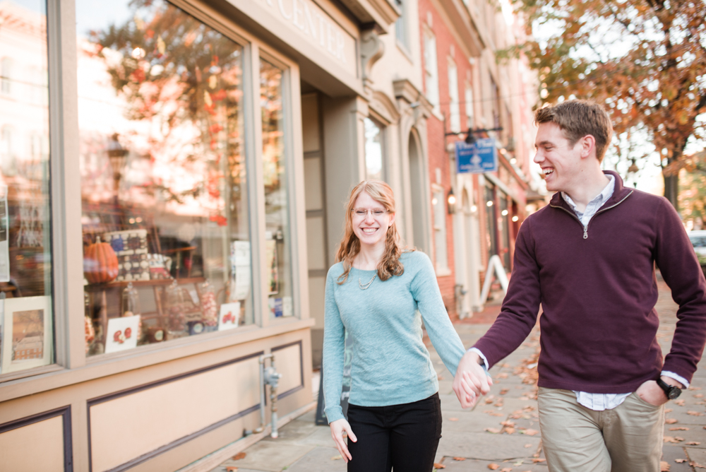 Kristen + Josh - Downtown Bethlehem PA Engagement Session - Alison Dunn Photography