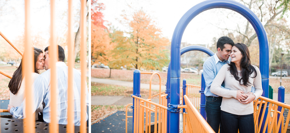 Daniela + Franco - Clark Park - West Philadelphia Engagement Session - Alison Dunn Photography photo