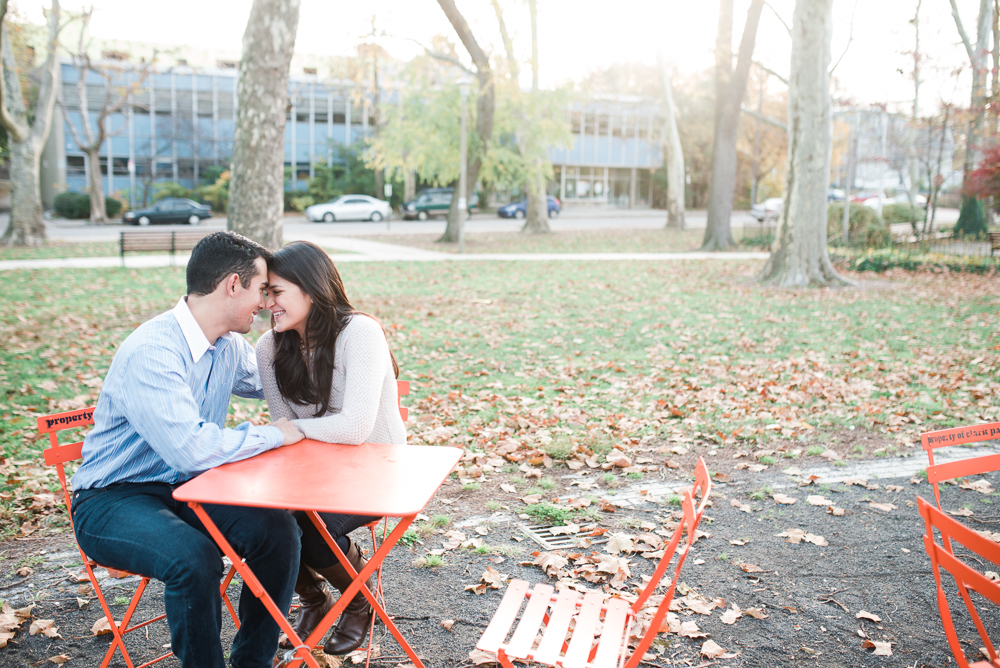 Daniela + Franco - Clark Park - West Philadelphia Engagement Session - Alison Dunn Photography photo