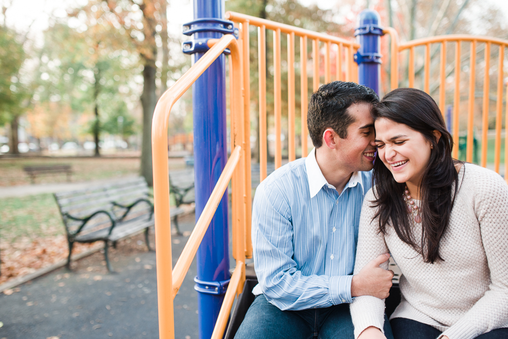 Daniela + Franco - Clark Park - West Philadelphia Engagement Session - Alison Dunn Photography photo