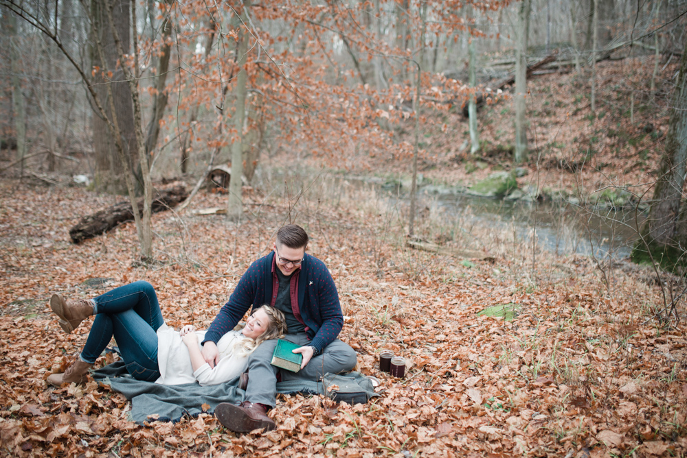 Kristen + John - Thornton Pennsylvania Engagement Session - Alison Dunn Photography photo