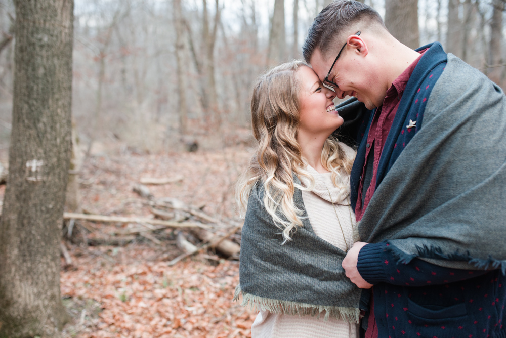 Kristen + John - Glen Mills Pennsylvania Engagement Session - Alison Dunn Photography photo