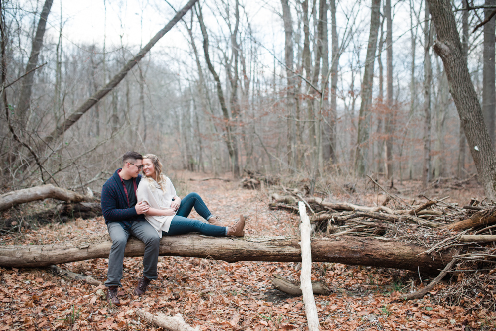 Kristen + John - Thornton Pennsylvania Engagement Session - Alison Dunn Photography photo