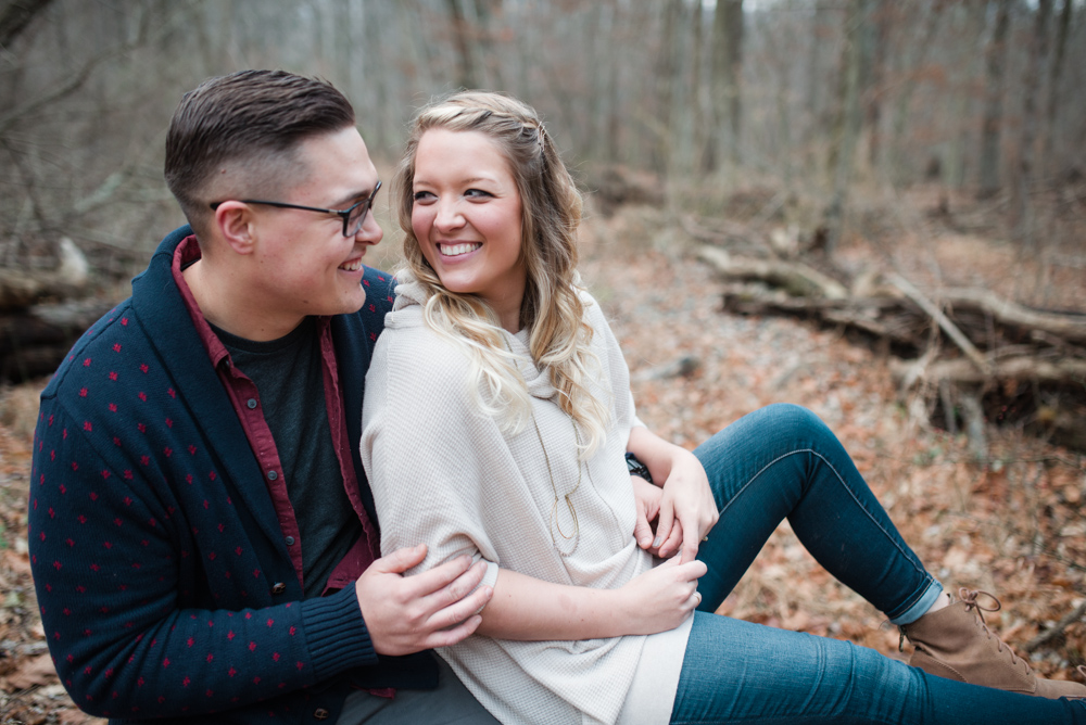 Kristen + John - Thornton Pennsylvania Engagement Session - Alison Dunn Photography photo