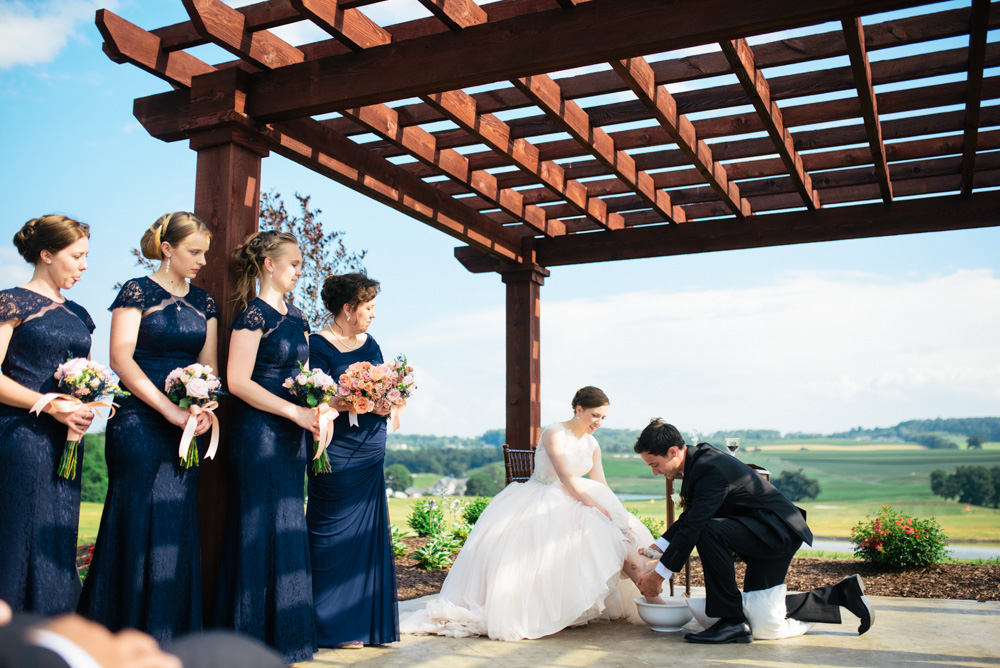 Olde Homestead Golf Club Wedding Ceremony - New Tripoli Wedding Photographer photo