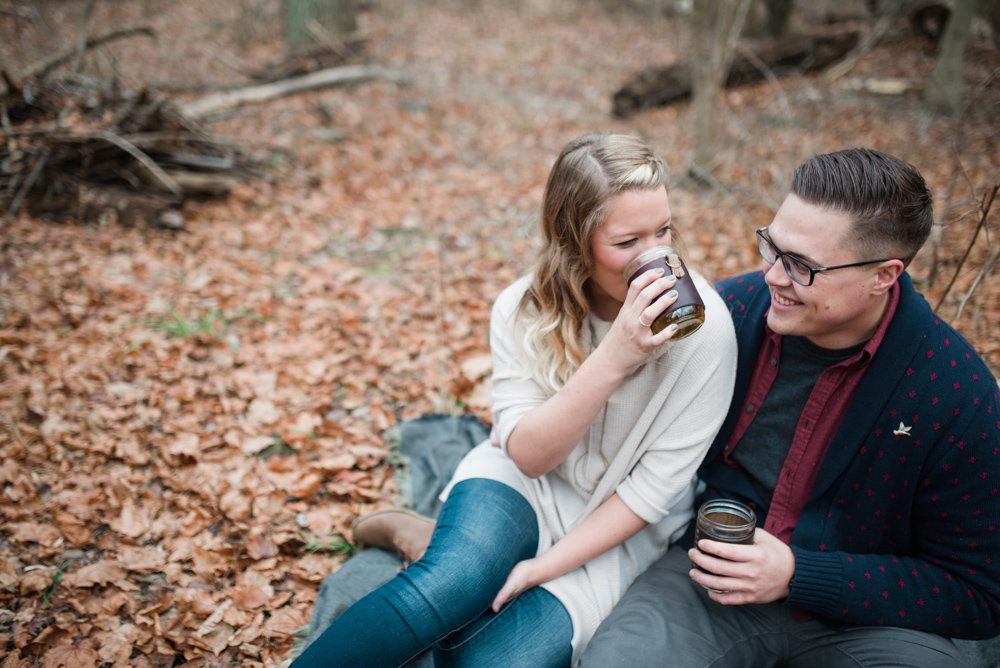 Kristen + John - Thornton Pennsylvania Engagement Session - Alison Dunn Photography photo