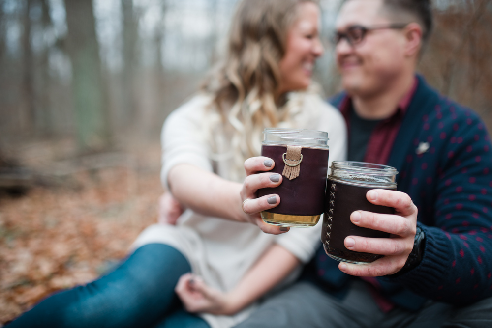 8 - Kristen + John - Thornton Pennsylvania Engagement Session - Alison Dunn Photography photo