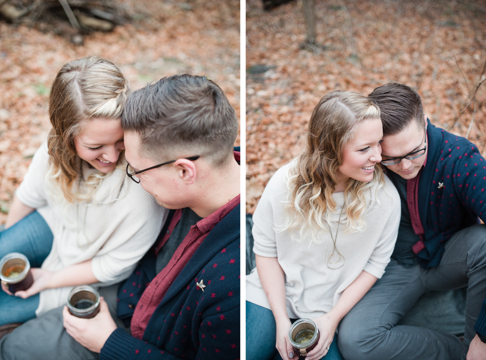 Kristen + John - Thornton Pennsylvania Engagement Session - Alison Dunn Photography photo