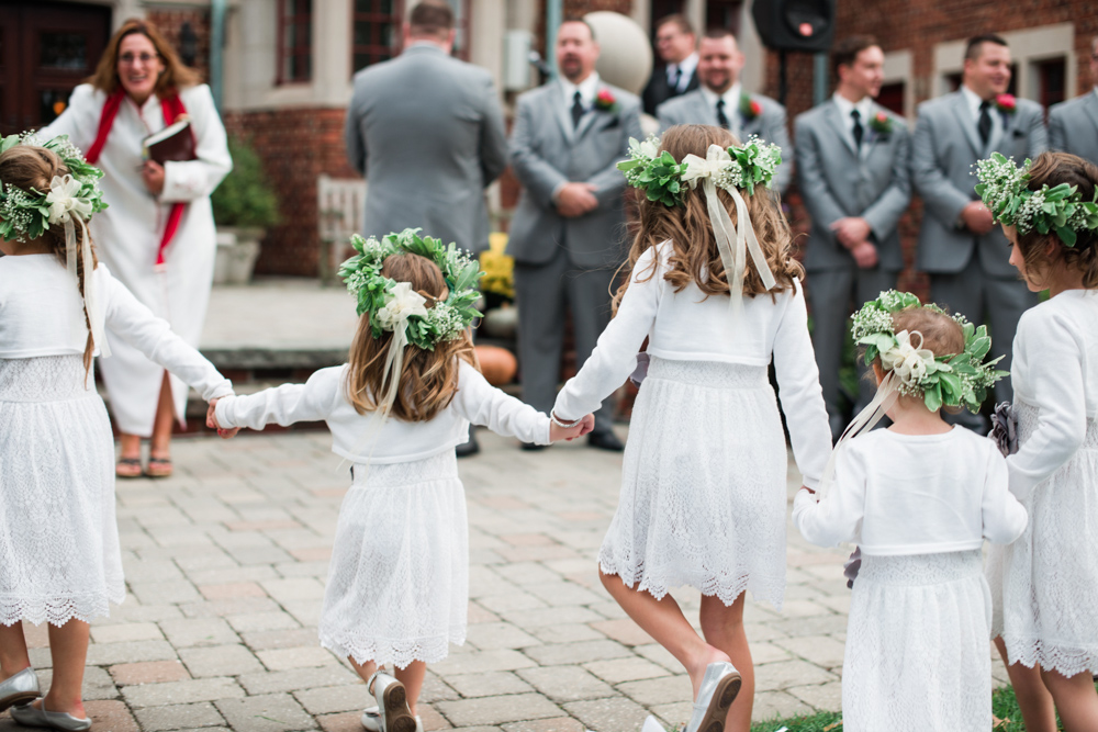 Moorestown Community House Wedding Ceremony - Moorestown NJ Wedding Photographer photo