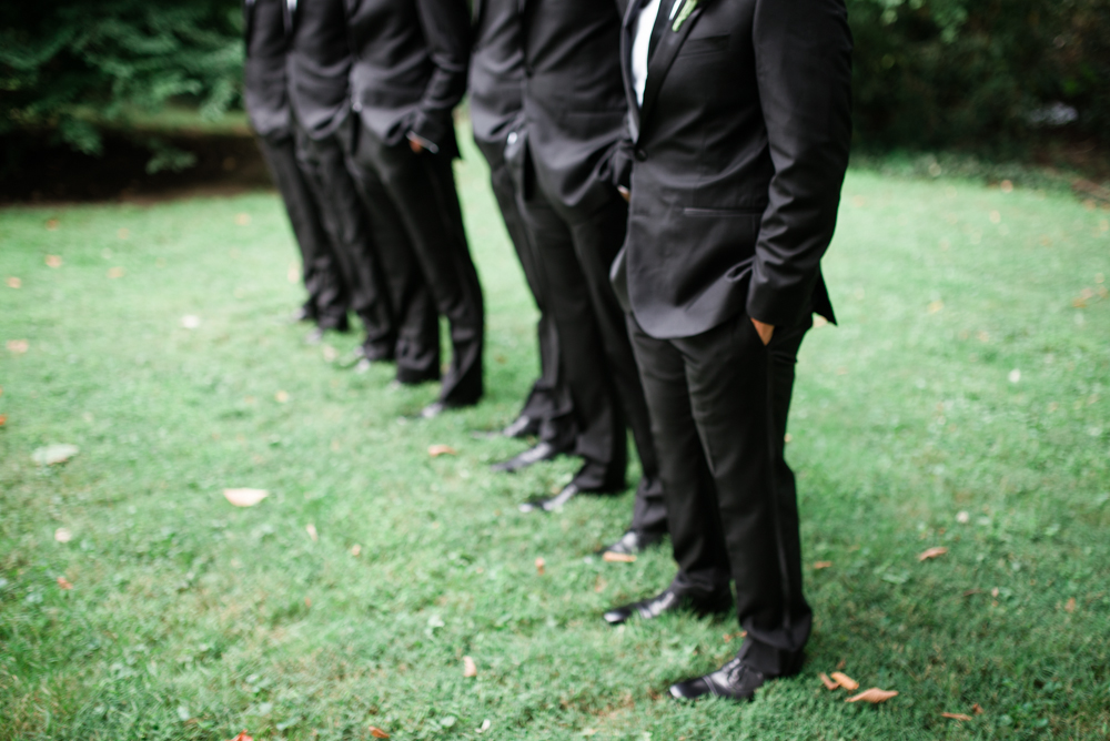 Black Groomsmen Tux photo