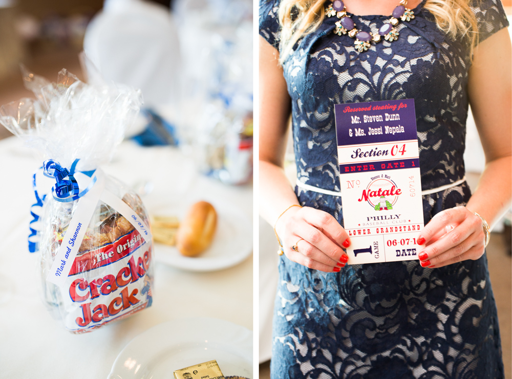 Baseball Themed Wedding Cracker Jack photo