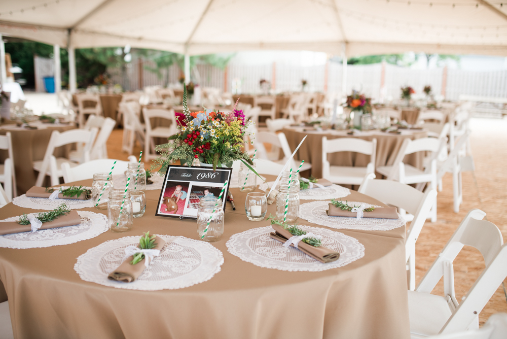 Backyard Brigantine Wedding Reception photo