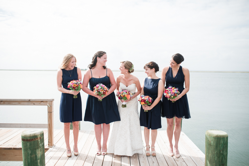 Blue Bridesmaid Dress photo