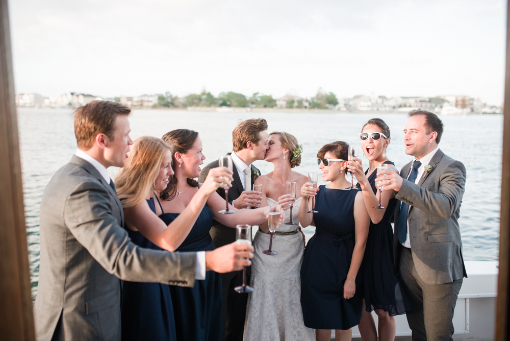 Backyard New Jersey Shore Wedding photo