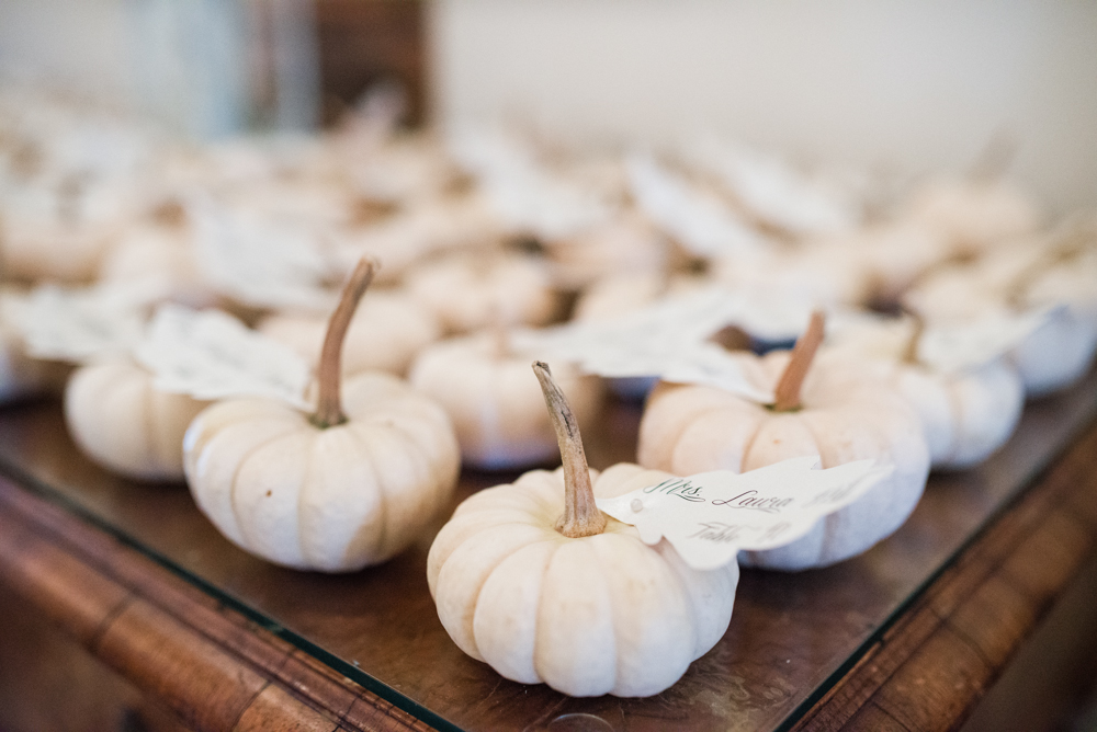 White Pumpkin Wedding Favor photo